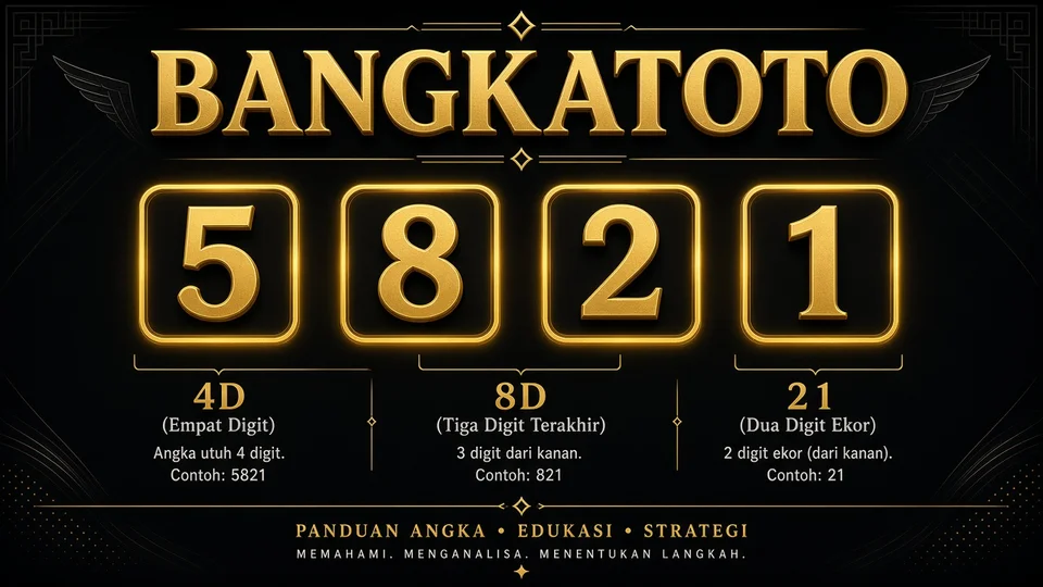 BANGKATOTO Toto 4D — Cara memisah 4D, 3D, dan 2D dari satu baris